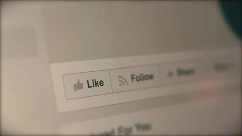 Like Facebook page Stock Footage 71716901