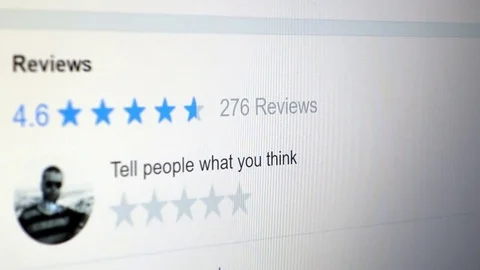 Facebook Poor Page Rating Stock Footage 84832297