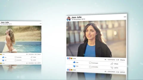 Facebook Post Stockmateriaal After Effects