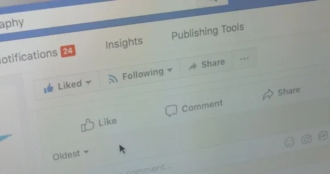 Facebook Reaction (Wow) Stock Footage 89144568