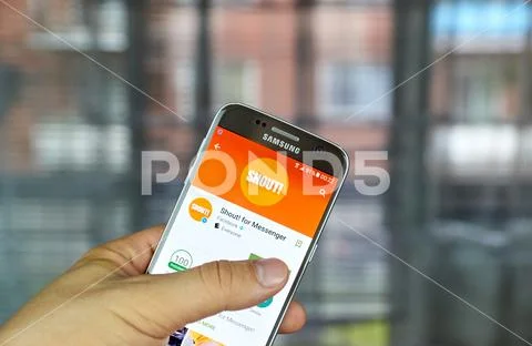 Facebook Shout for Messenger Stock Photos
