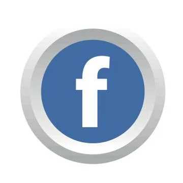 Facebook social logo Ilustración de archivo
