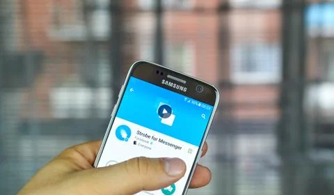 Facebook Strobe app Stock Photos