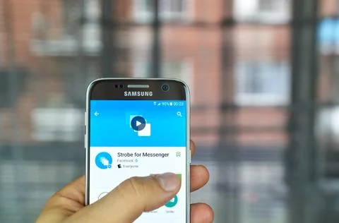 Facebook Strobe app Stock Photos