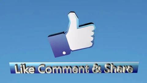 Facebook Thumbs Up Like Animation Stock Footage 138756948