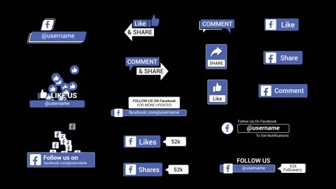 Facebook Titles Stock After Effects