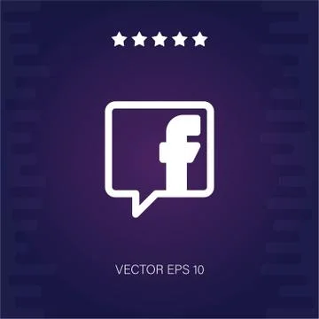 purple facebook logo