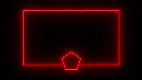 Facecam display overlay graphic panel. Frame for live streaming. live streaming Vídeo Stock 312892165