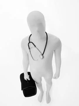 Faceless doctor Stock-Illustration
