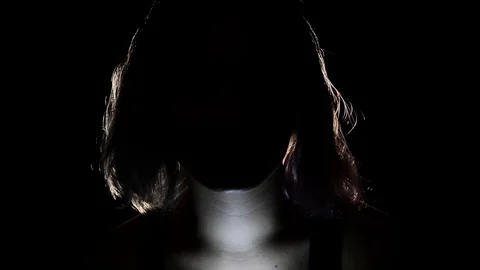 The faceless figure Stock Footage 122357167
