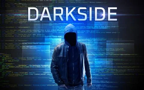 Faceless hacker on code background 스톡 사진