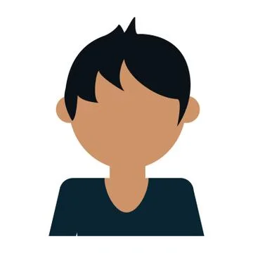 Faceless man icon image Stock-Illustration