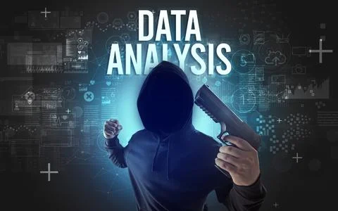 Faceless man with online security concept Stock Photos