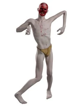 Faceless Zombie Stock Illustration