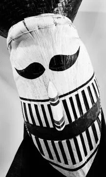 Facemask of ghost Stock Photos