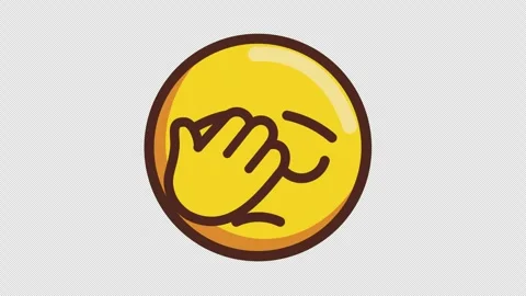 Facepalm Animation 4K Loop Transparant Stock Footage 317531856