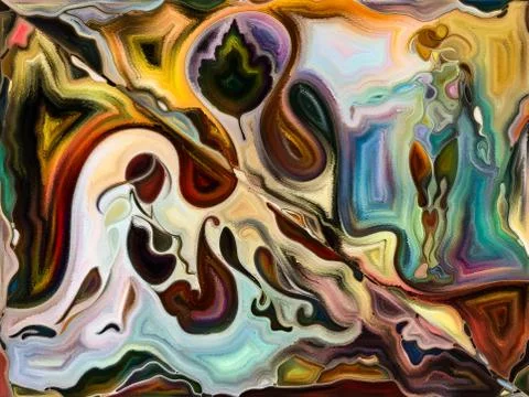 Faces 03a Illustrazione stock