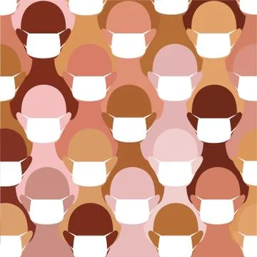 Faces ad Stock Illustration