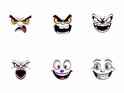 The Faces Club Stock Illustration