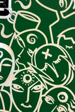 Faces Illustrazione stock