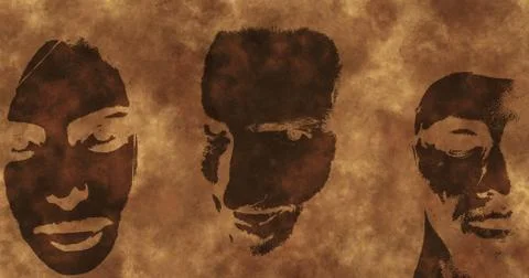 Faces Illustrazione stock