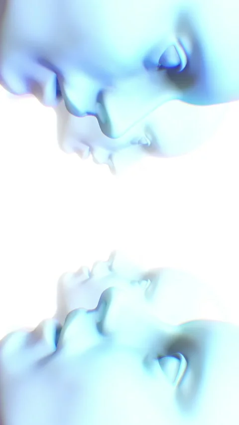 Faces Side Profiles 01 Stock Footage 294080617