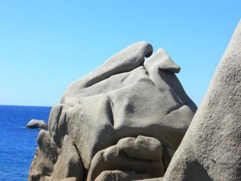 Faces of stone 写真素材