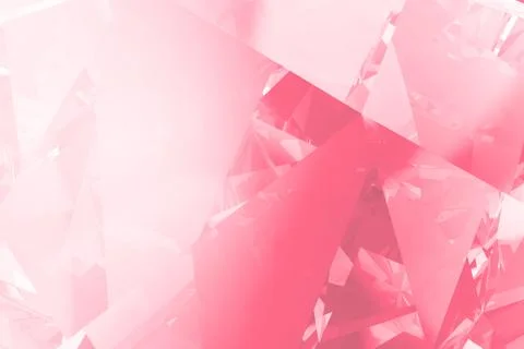 Facet pink background Stock Illustration