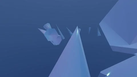 Faceted Crystal Tunnel 4K Stock Footage 338382786