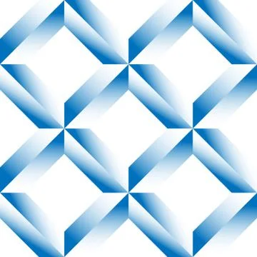 Faceted grid, mesh seamless pattern. Monochrome geometric lattice Illustrazione stock