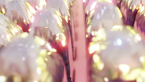 Faceted stones 스톡 동영상 162676132