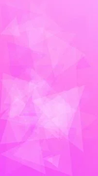 A faceted triangle abstract pattern fills the frame with vibrant pink and g.. Stock Illustration