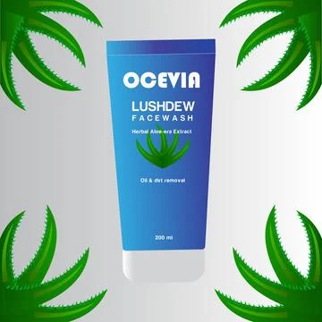 Facewash Logo Design Stock Illustration