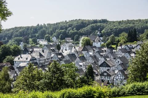 Fachwerkhuser Stock-Fotos