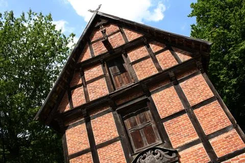 Fachwerkscheune Stock Photos