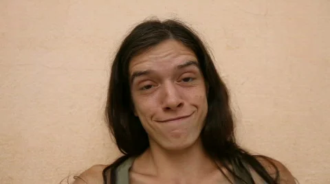 Facial Expressions. Stock Footage 501325