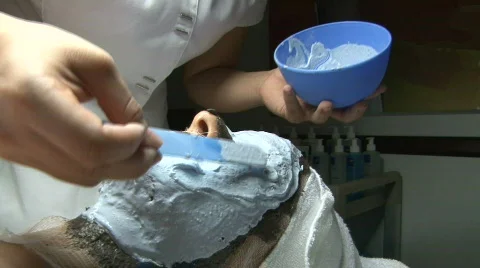 Facial Mask Stock Footage 862094