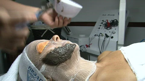Facial Mask Stock Footage 862294