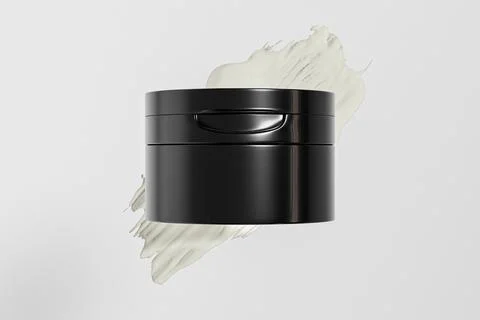 Facial mask packaging with flip top cap Stock-Illustration