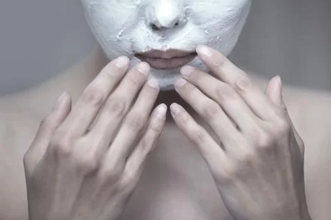 Facial mask Foto stock