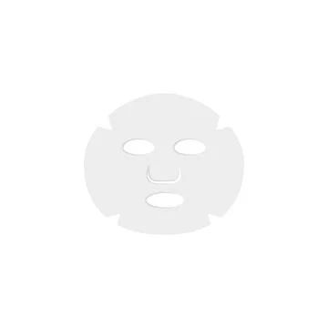 Facial mask template. Face therapy procedure. Vector illustration Stock-Illustration
