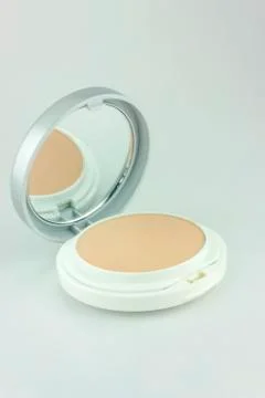 Facial powder. Stock Photos