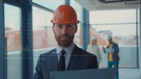 Facial Recognition. Face ID. Face Detection. Biometric Technological 3D Scanning Stock Photos