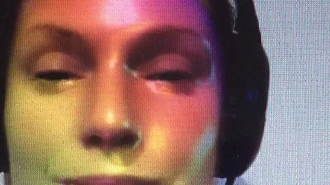 facial recognition scan concept animatio... | Stock Video | Pond5