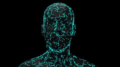 Facial Recognition System Illustrazione stock