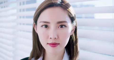 Facial recognition technology Stock Footage 137006843