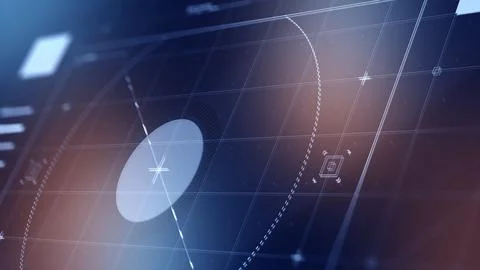 Facial recognition technology used in surveillance systems at public locations Stock Illustration