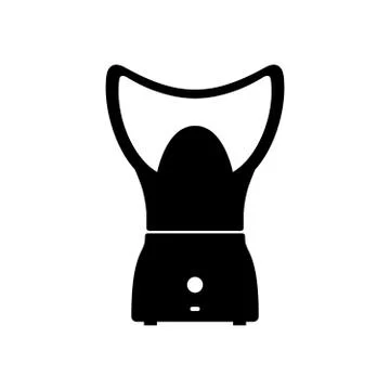 Facial sauna  Stock Illustration