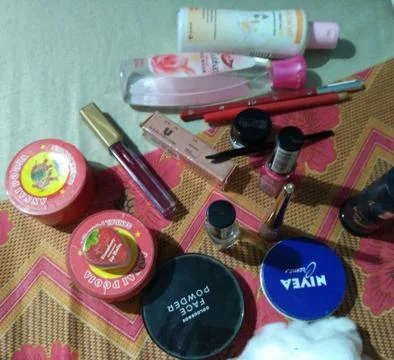 Facial set Stock Photos