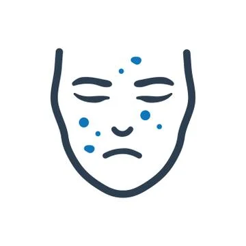 Facial Spot Icon Stock Illustration